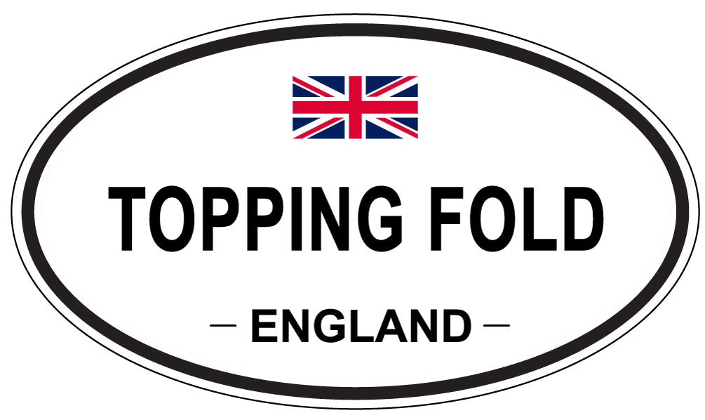 TOPPING FOLD, England - Oval Magnet