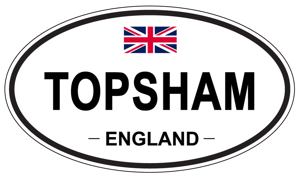 TOPSHAM, England - Oval Magnet