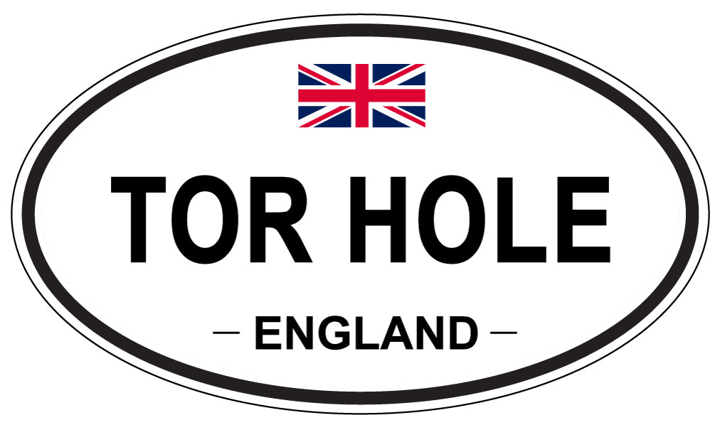 TOR HOLE, England - Oval Magnet