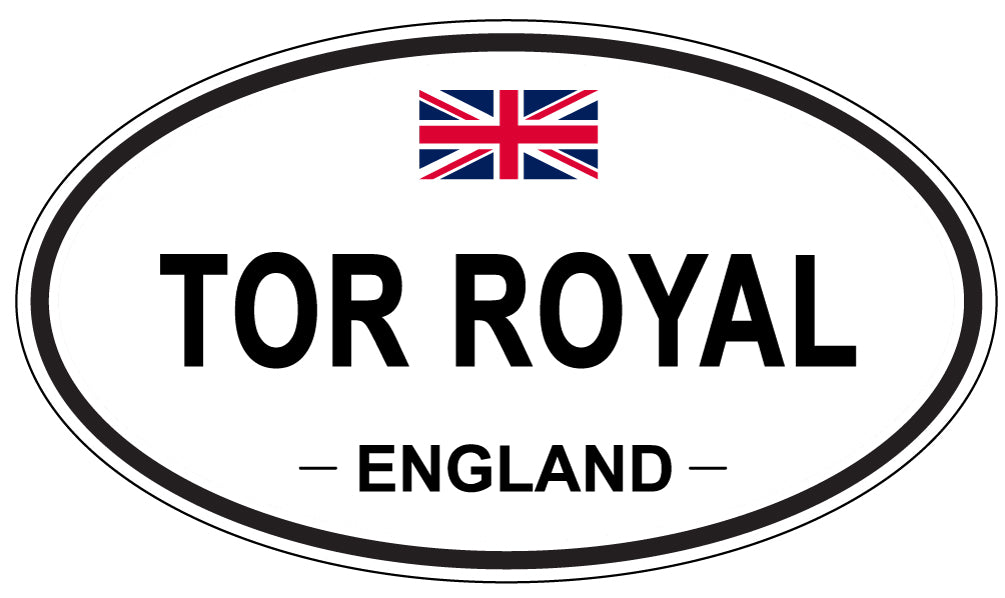 TOR ROYAL, England - Oval Magnet