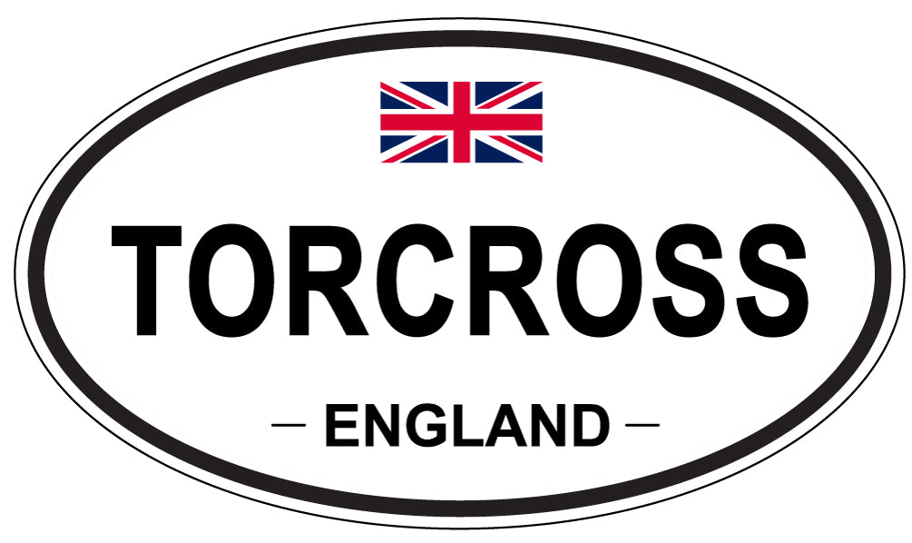 TORCROSS, England - Oval Magnet