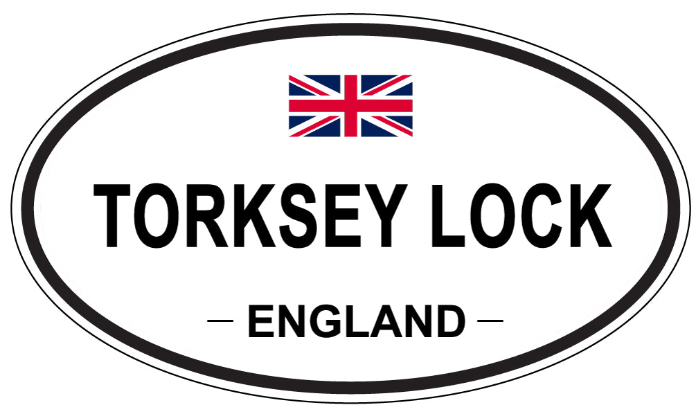 TORKSEY LOCK, England - Oval Magnet