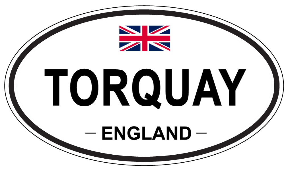 TORQUAY, England - Oval Magnet
