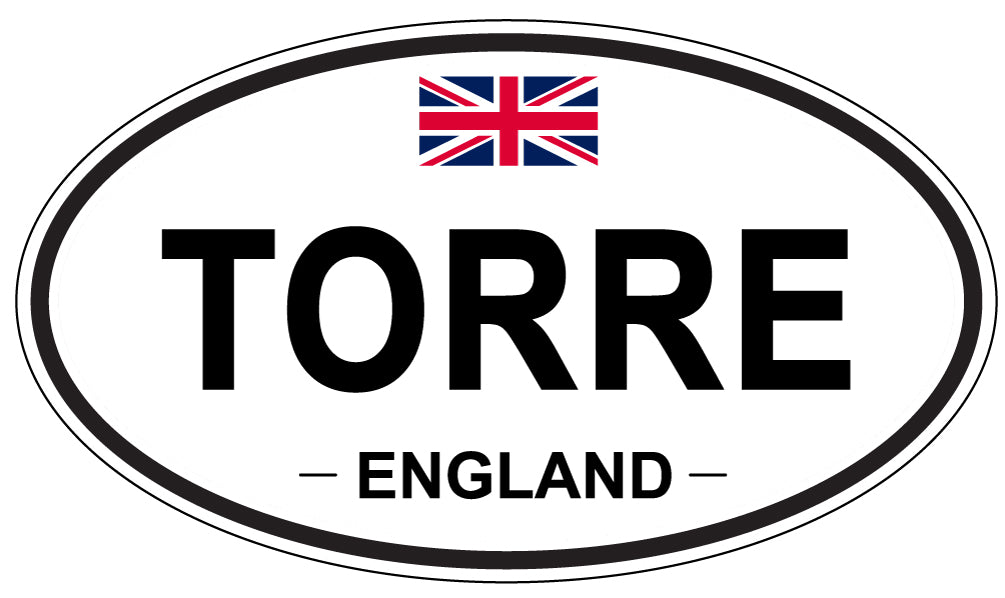 TORRE, England - Oval Magnet