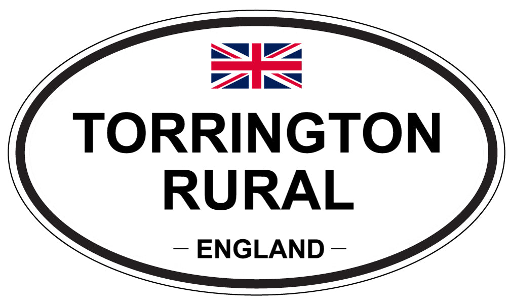 TORRINGTON RURAL, England - Oval Magnet