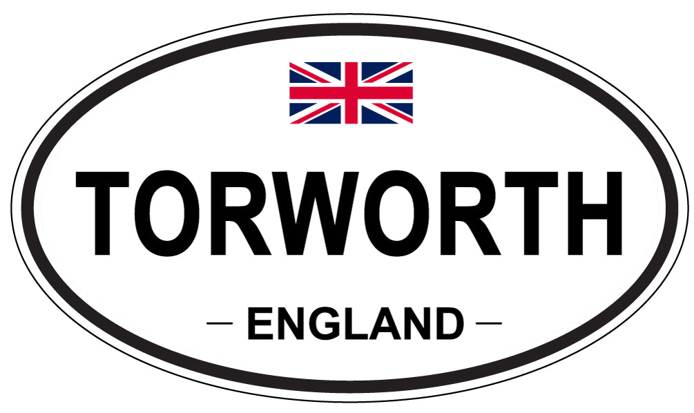 TORWORTH, England - Oval Magnet