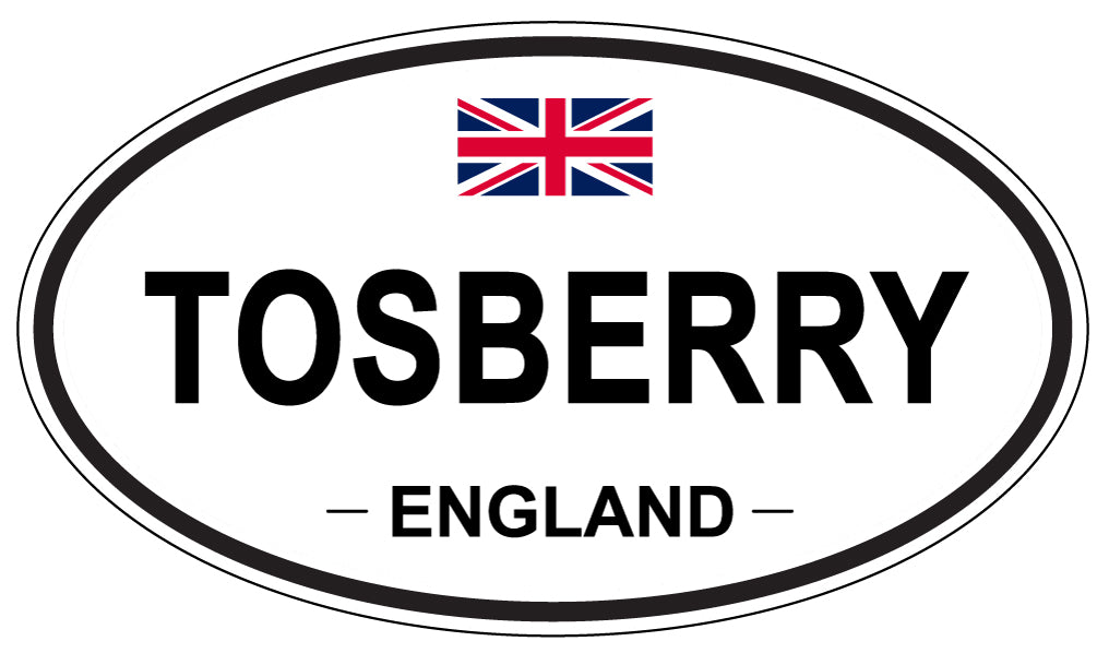 TOSBERRY, England - Oval Magnet