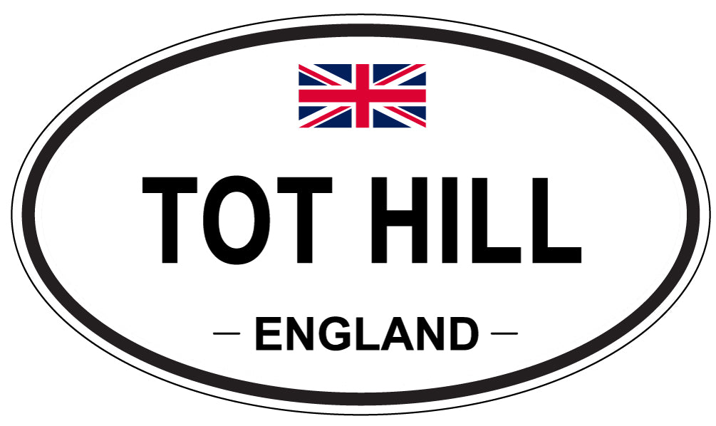 TOT HILL, England - Oval Magnet