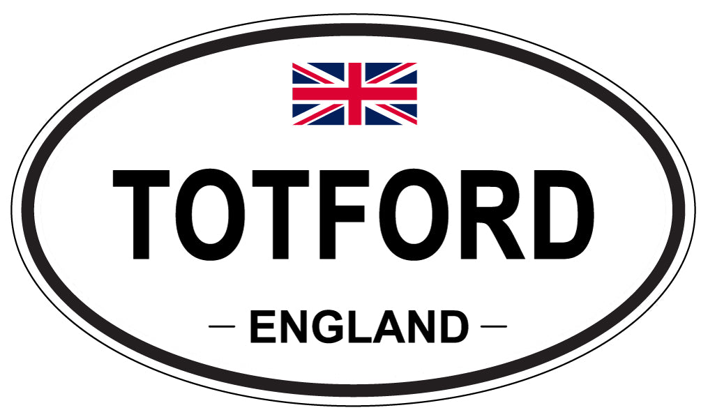 TOTFORD, England - Oval Magnet