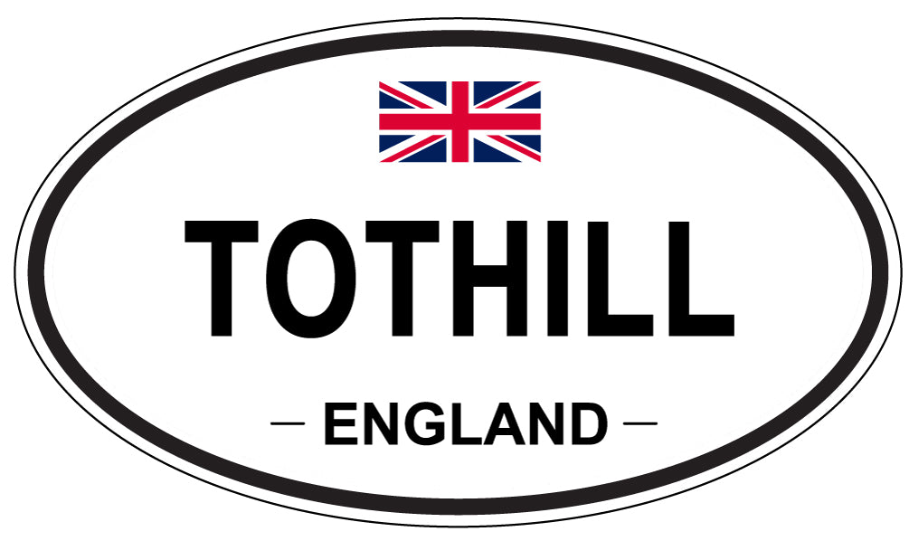 TOTHILL, England - Oval Magnet