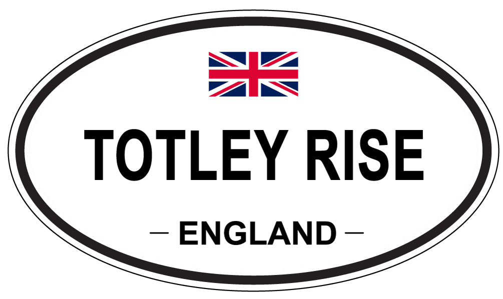 TOTLEY RISE, England - Oval Magnet