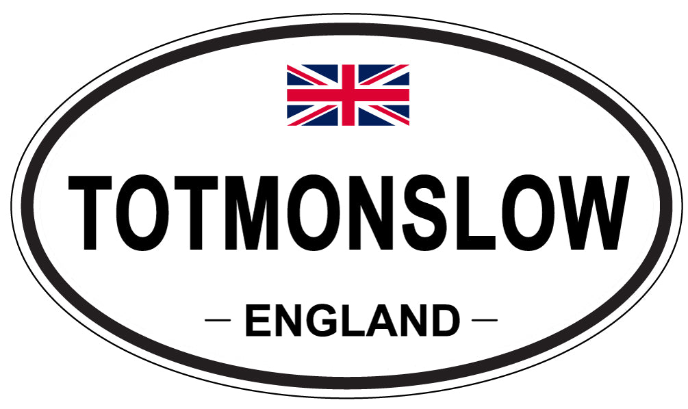 TOTMONSLOW, England - Oval Magnet