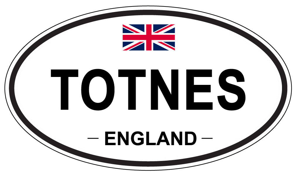 TOTNES, England - Oval Magnet