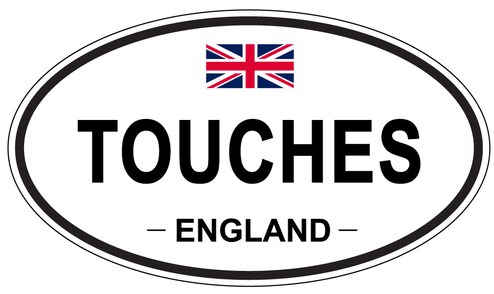 TOUCHES, England - Oval Magnet
