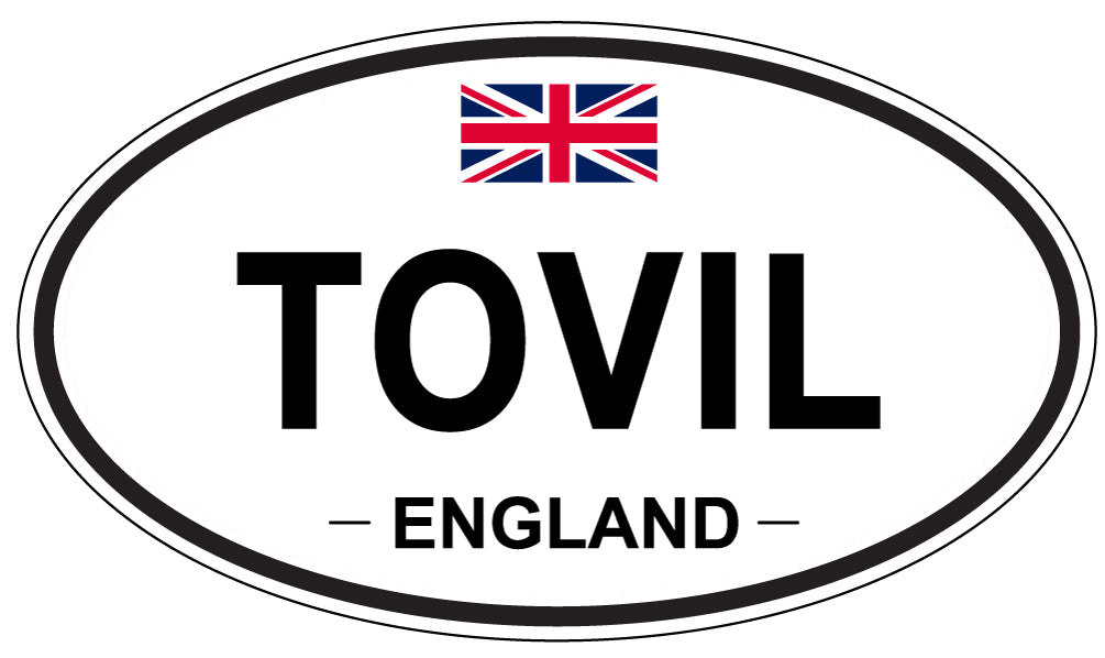 TOVIL, England - Oval Magnet