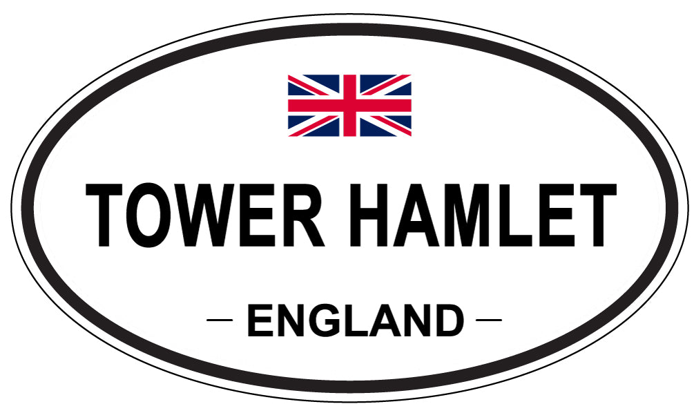 TOWER HAMLET, England - Oval Magnet