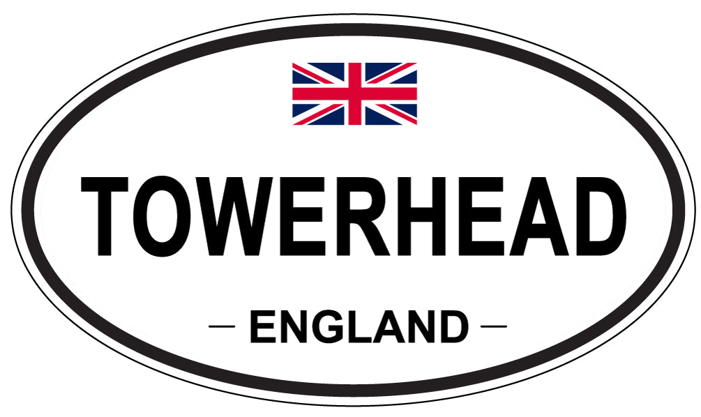 TOWERHEAD, England - Oval Magnet