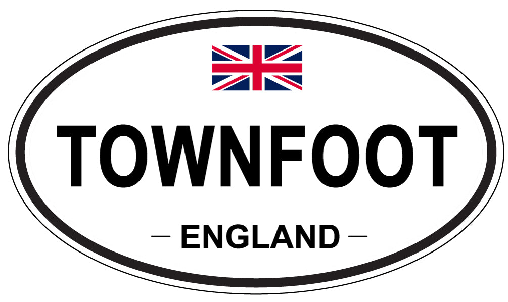 TOWNFOOT, England - Oval Magnet