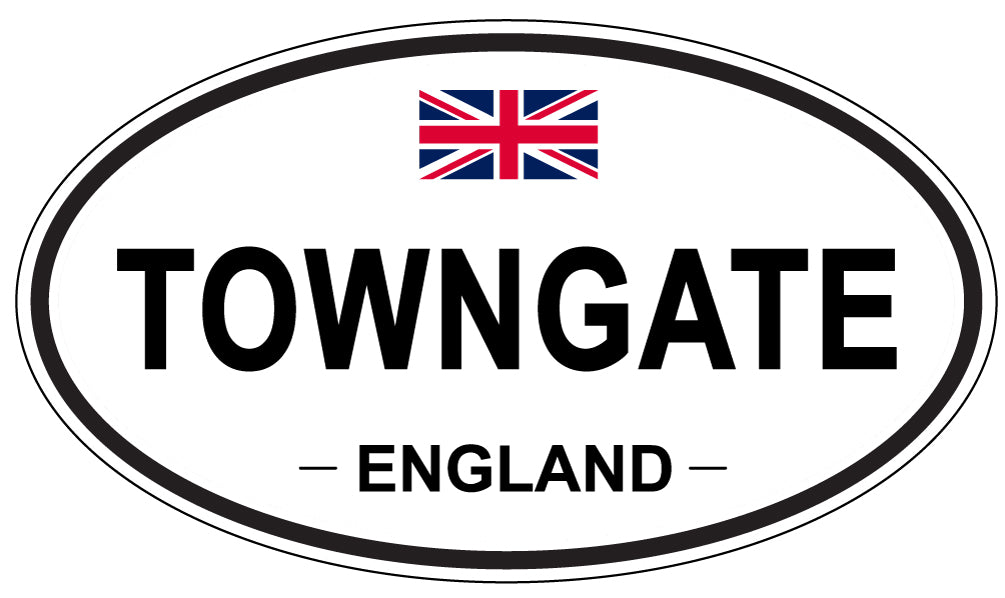 TOWNGATE, England - Oval Magnet