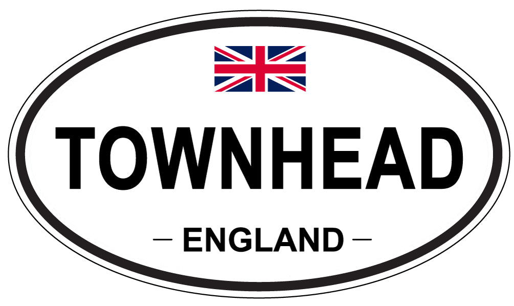 TOWNHEAD, England - Oval Magnet