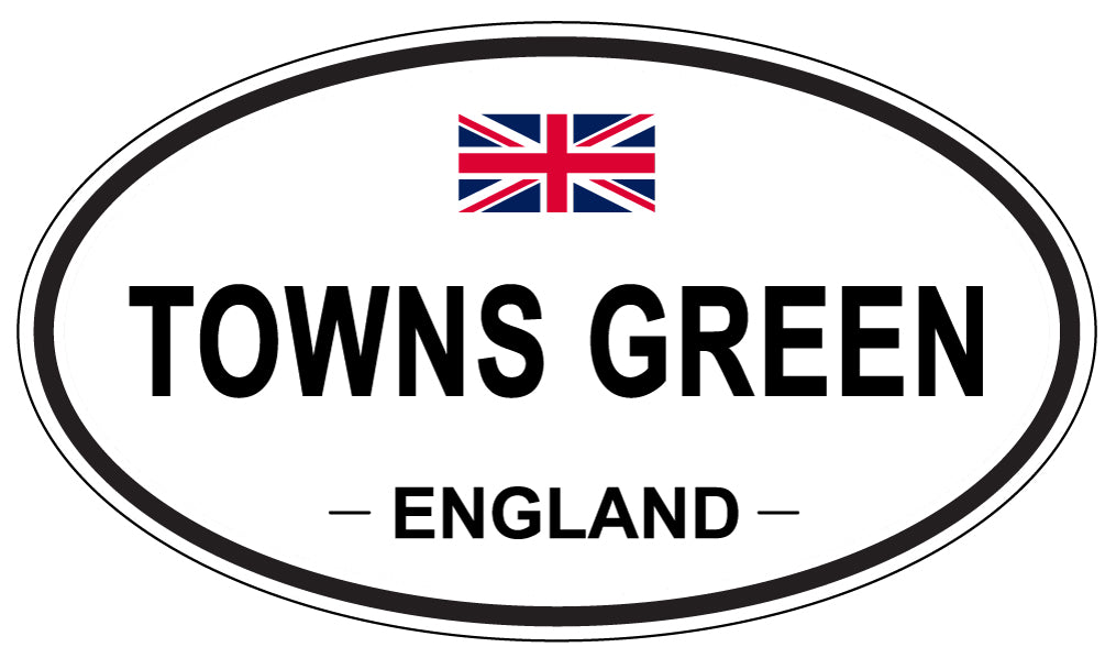 TOWNS GREEN, England - Oval Magnet
