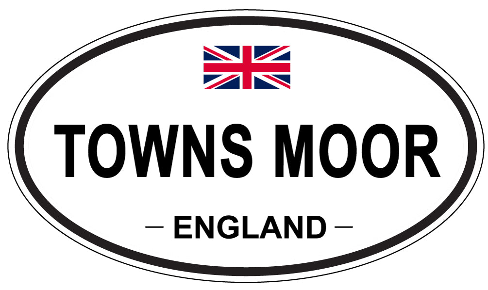 TOWNS MOOR, England - Oval Magnet