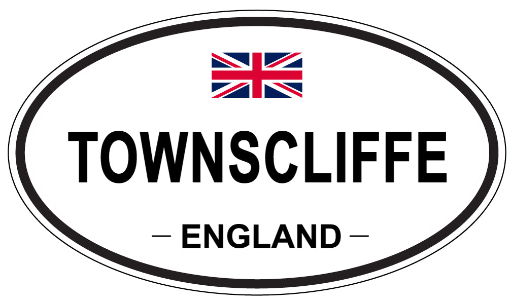 TOWNSCLIFFE, England - Oval Magnet