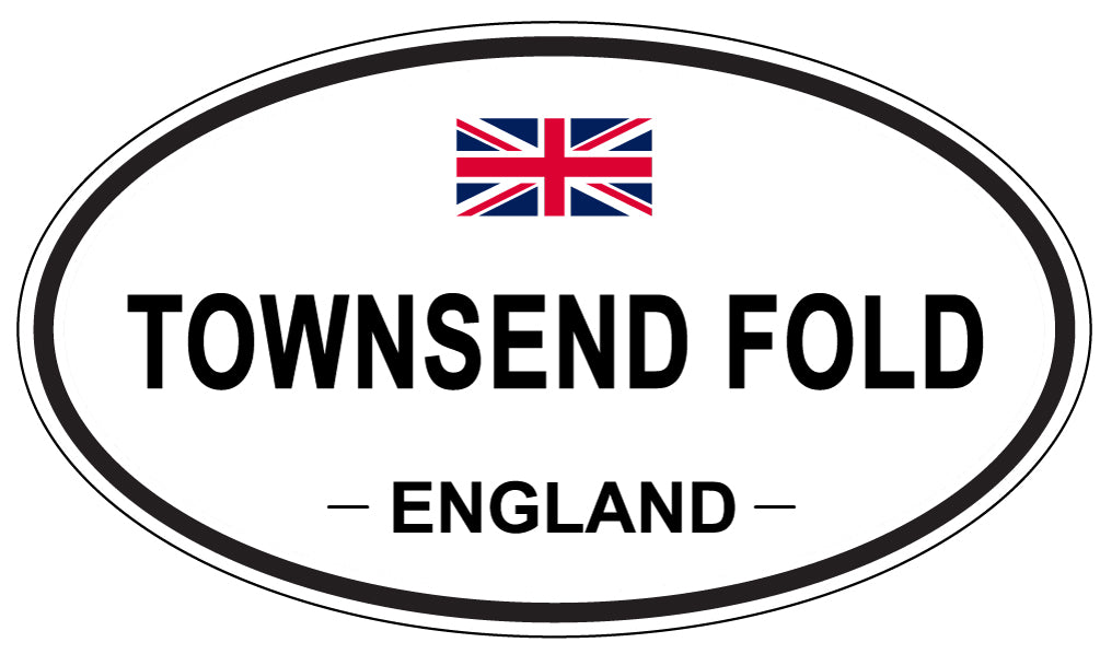 TOWNSEND FOLD, England - Oval Magnet
