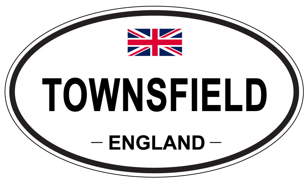 TOWNSFIELD, England - Oval Magnet