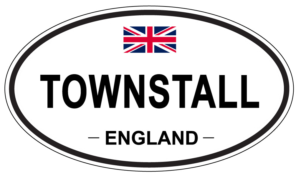 TOWNSTALL, England - Oval Magnet