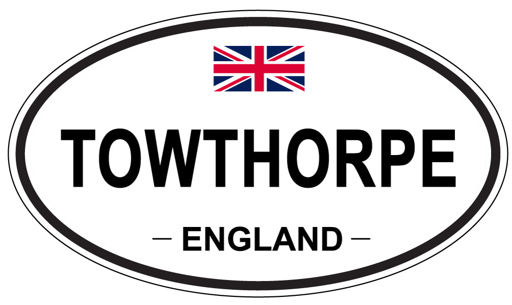 TOWTHORPE, England - Oval Magnet