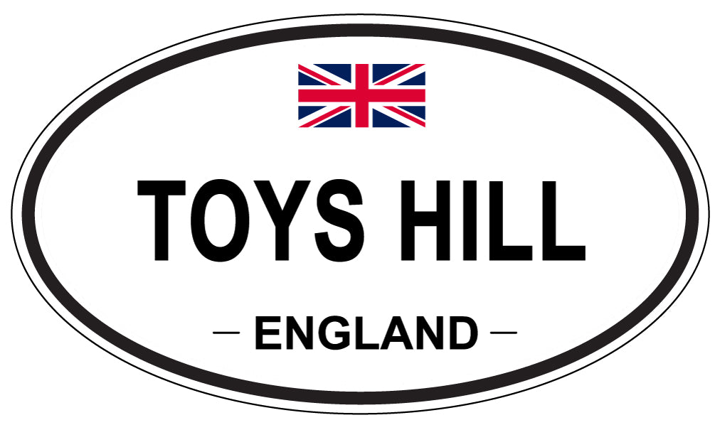 TOYS HILL, England - Oval Magnet