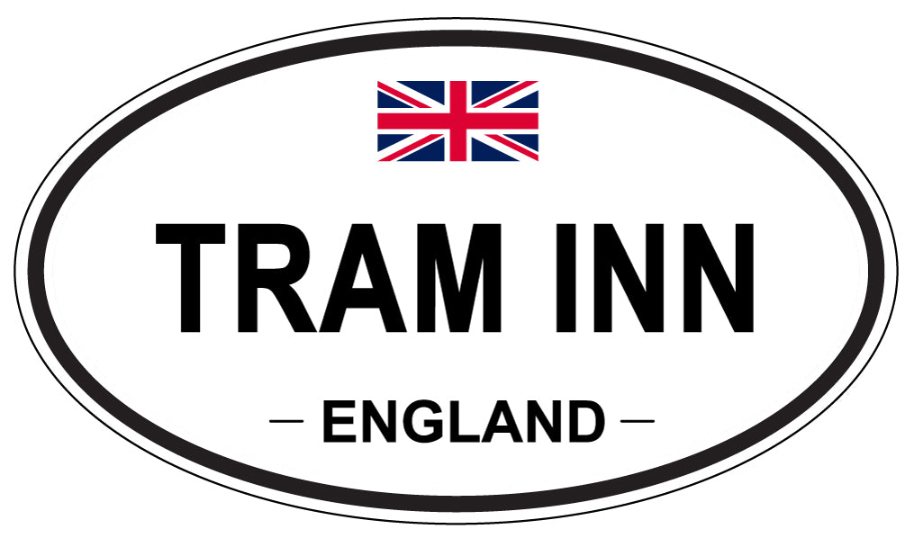 TRAM INN, England - Oval Magnet