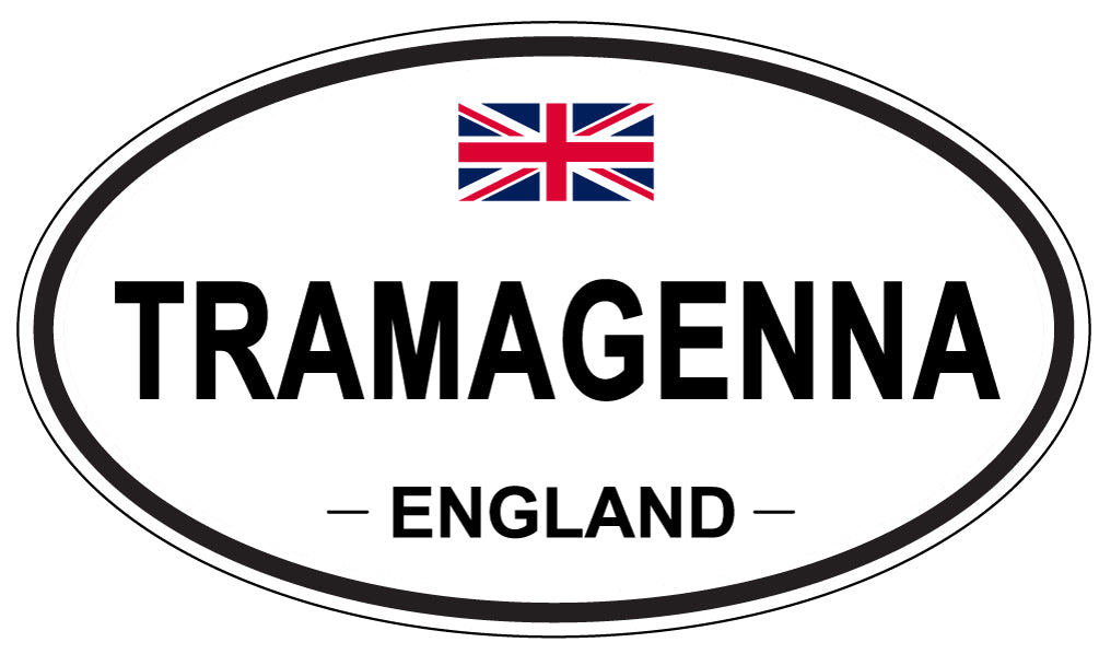 TRAMAGENNA, England - Oval Magnet