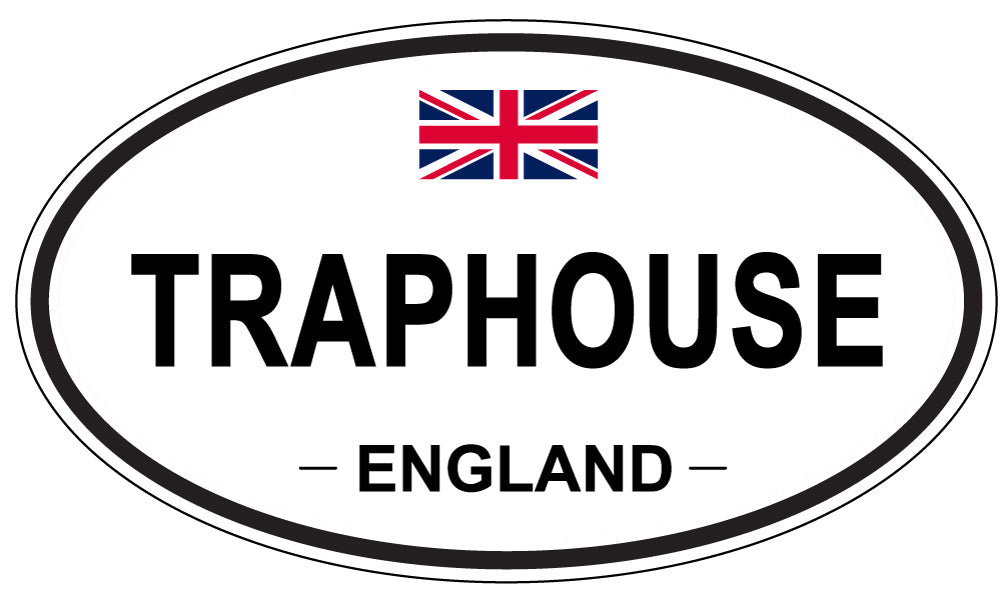 TRAPHOUSE, England - Oval Magnet