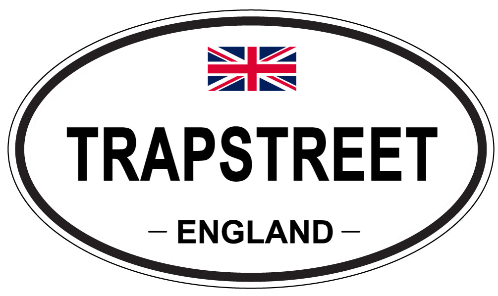 TRAPSTREET, England - Oval Magnet