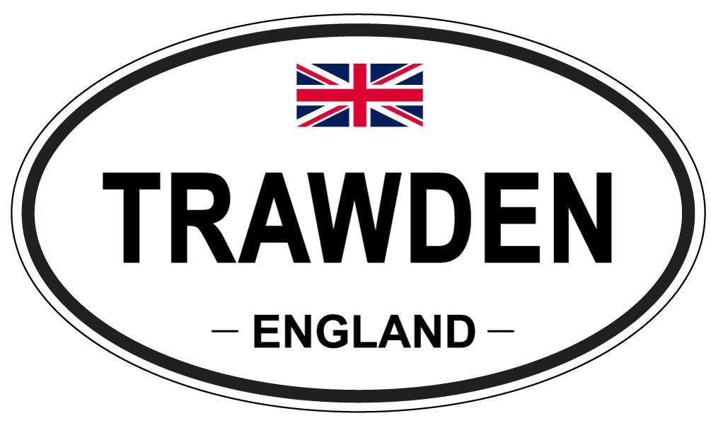 TRAWDEN, England - Oval Magnet