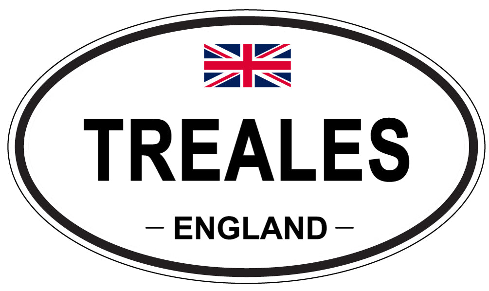 TREALES, England - Oval Magnet