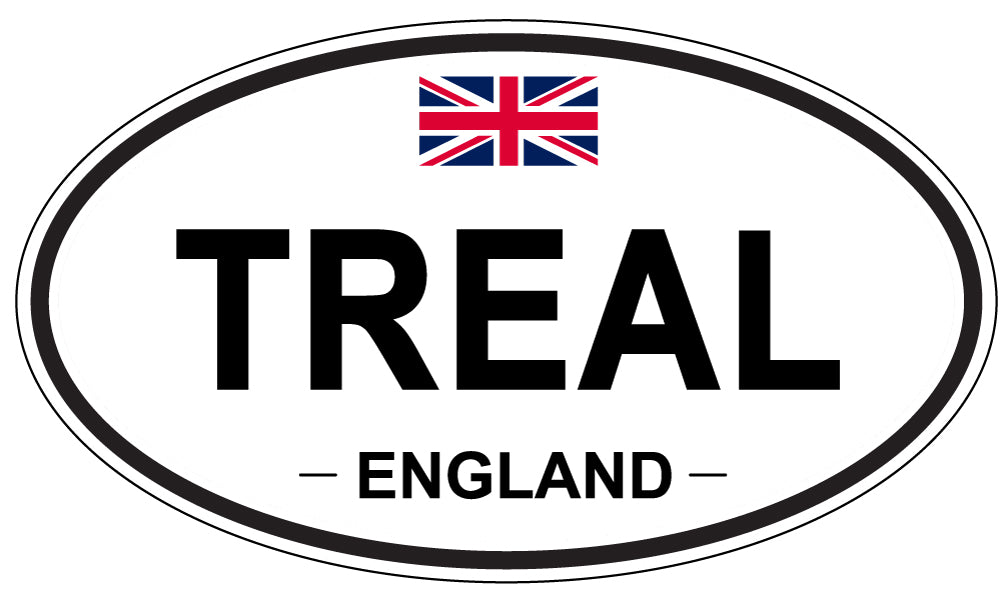 TREAL, England - Oval Magnet