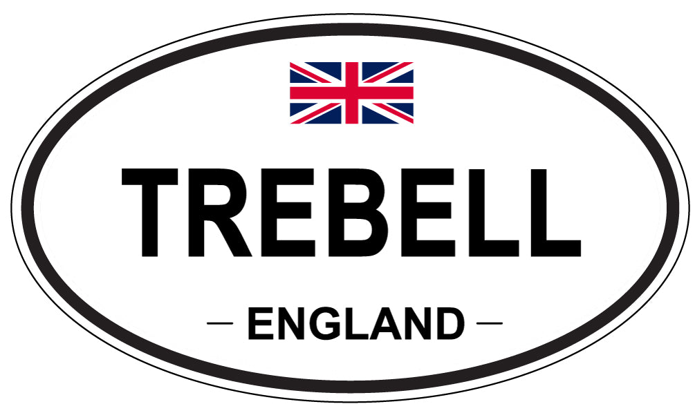 TREBELL, England - Oval Magnet