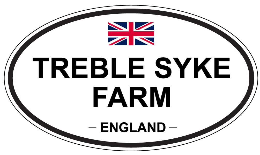 TREBLE SYKE FARM, England - Oval Magnet