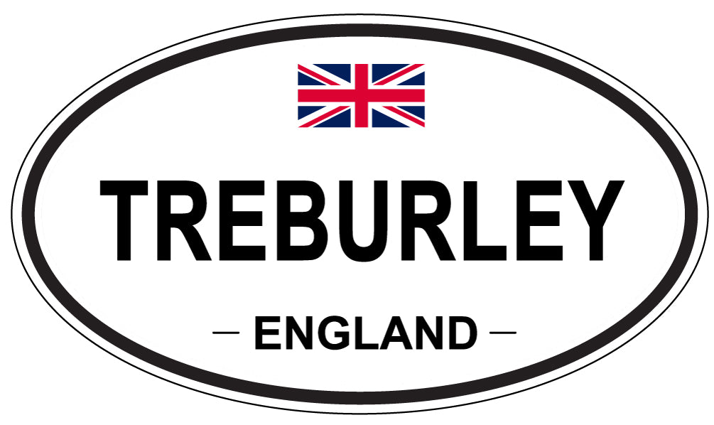 TREBURLEY, England - Oval Magnet