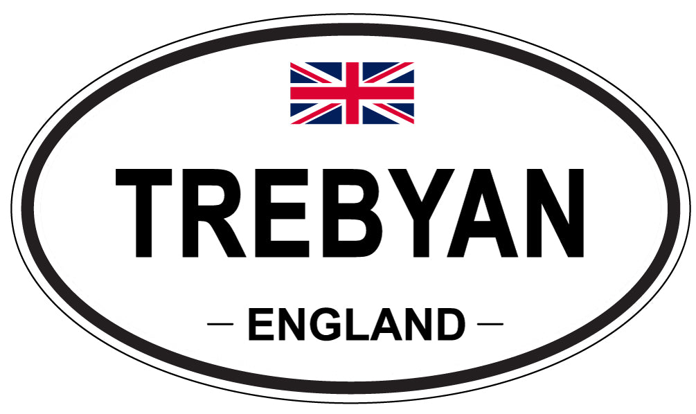 TREBYAN, England - Oval Magnet