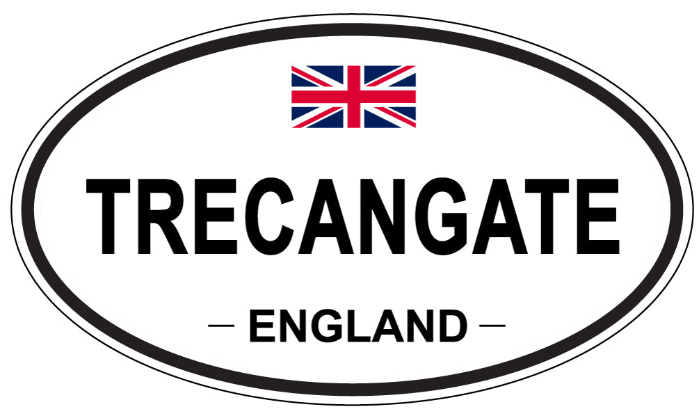 TRECANGATE, England - Oval Magnet