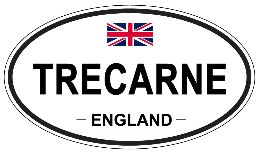 TRECARNE, England - Oval Magnet