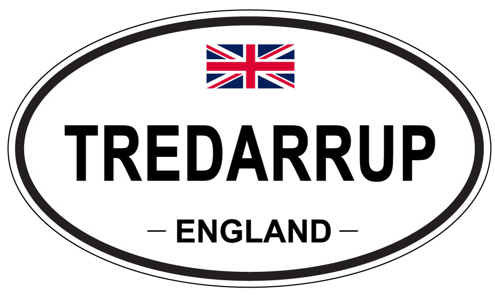 TREDARRUP, England - Oval Magnet