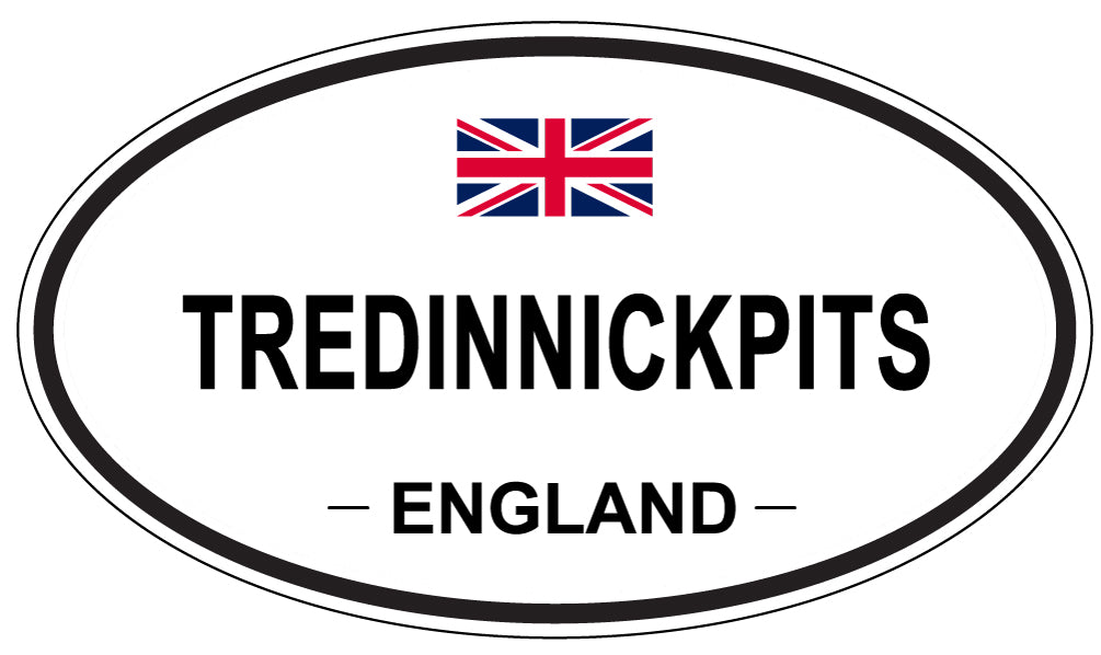 TREDINNICKPITS, England - Oval Magnet