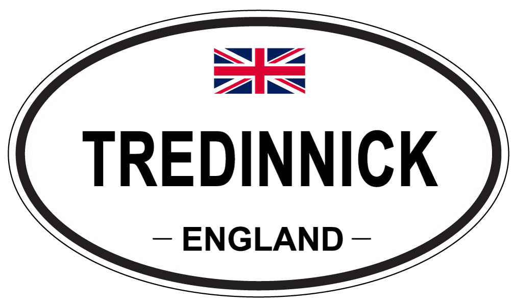 TREDINNICK, England - Oval Magnet