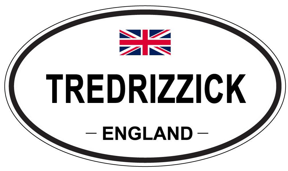 TREDRIZZICK, England - Oval Magnet