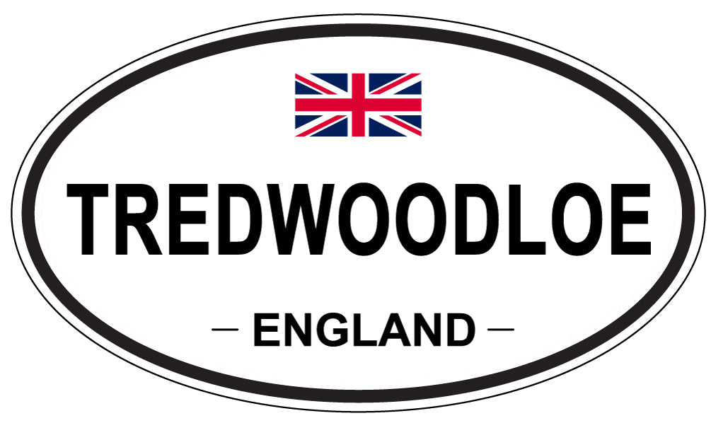TREDWOODLOE, England - Oval Magnet